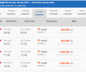 Vé máy bay Phú Quốc Buôn Mê Thuột của Vietjet Air